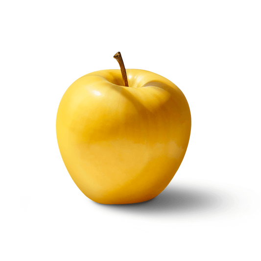 Apple Yellow Delicious plant with vibrant yellow fruit, known for its sweet flavor and crisp texture, perfect for home orchards.